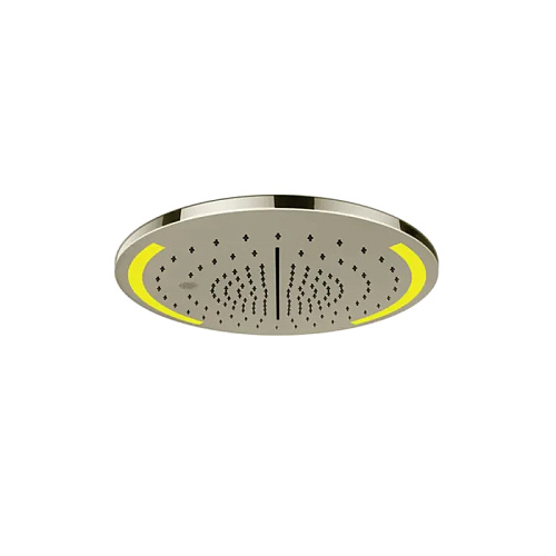 Gessi Colour Верхний душ, с подсветкой Ø35см., цвет Nickel PVD