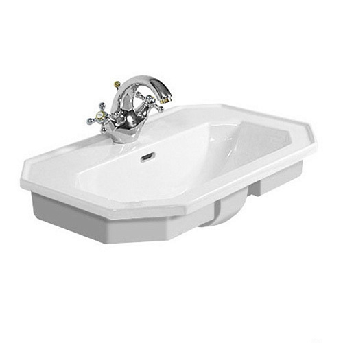 Duravit 1930 Раковина для встраивания сверху, 58х47хН:22.5см., с 1 отв., цвет: белый