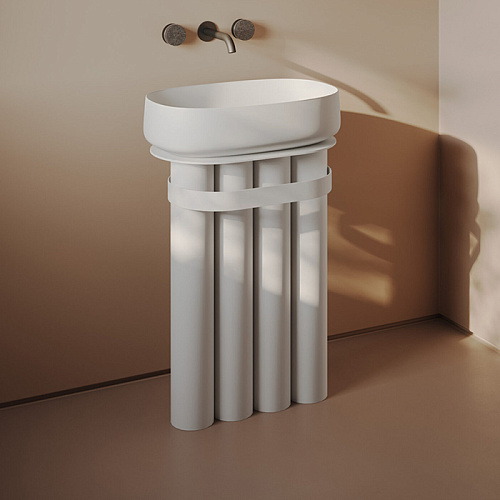 Artceram Church Тумба с раковиной 71х53х34см., напольная, цвет: белый матовый