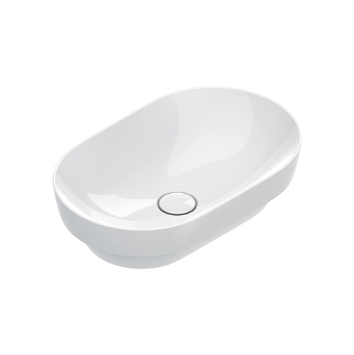 Catalano Sfera Раковина настольная или полувстраиваемая 55х35см., цвет: белый глянцевый
