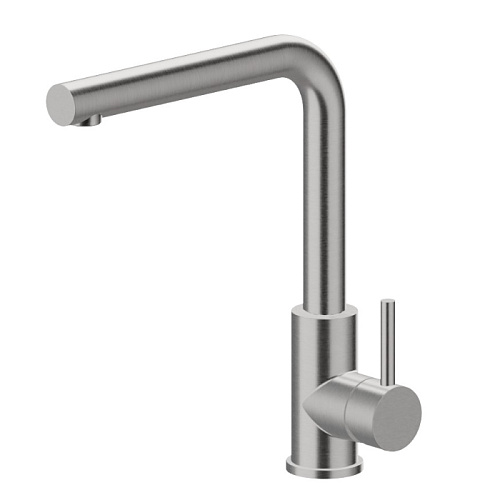 Newform Reasl Steal Смеситель для кухни, 1 отв., цвет: нержавеющая сталь