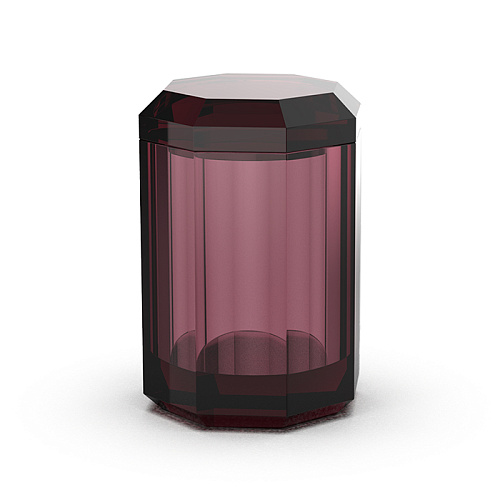 Decor Walther KR BMD Kristall Коробка универсальная, с крышкой, цвет: Rich Burgundy