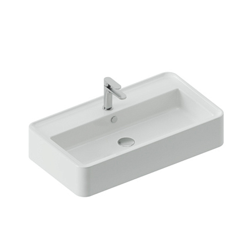 Artceram Rodolfo 80 Раковина накладная 80х45см., с 1 отв под., без слив перелива, покрытие saniglaze, цвет: белый