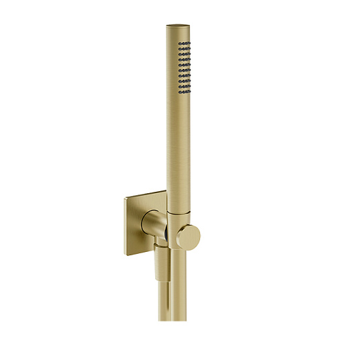 Gessi Incastri Душевой гарнитур, настенный, цвет: Brass Brushed PVD
