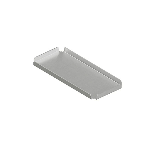 QuadroDesign Поднос 31.8х13.8х1.9см., подвесной, цвет: Brushed Stainless Steel