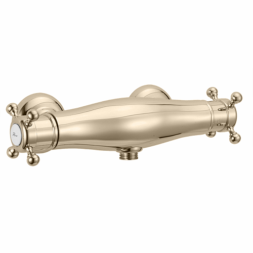 HUBER Victorian Смеситель для душа, термостатический, настенный, цвет: никель матовый