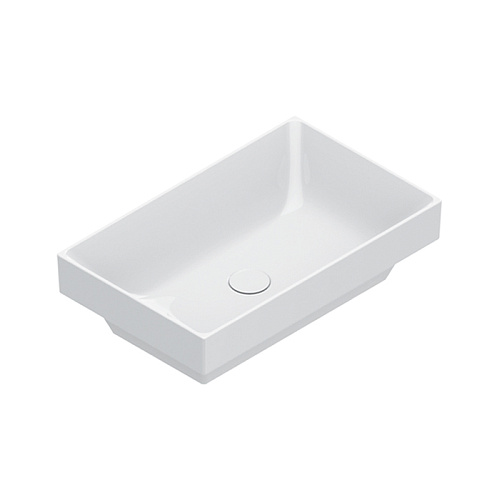 Catalano Zero Раковина 60x37см встраиваемая, без отв., цвет: белый глянцевый