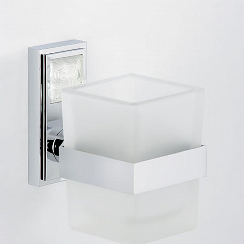 THG Masque de Femme métal lisse Стакан, подвесной, цвет: хром