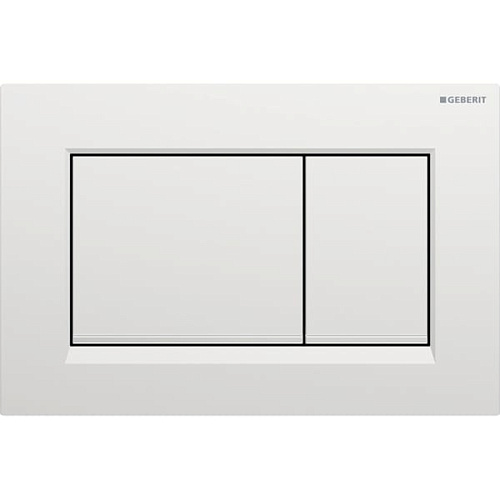 Geberit Sigma20 Клавиша для двойного смыва, квадратная, цвет: хром матовый