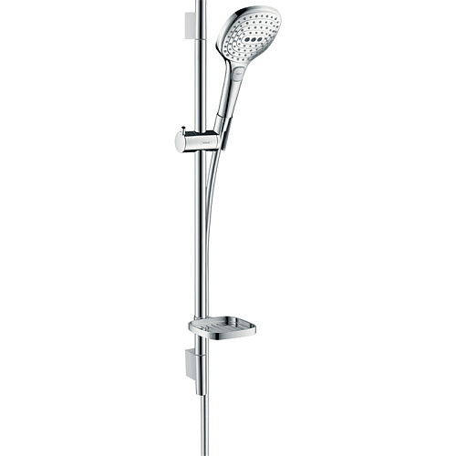 Hansgrohe Raindance Select E Душевой набор: штанга 65см, ручной душ, 3jet (Rain, RainAir, WhirlAir), мыльница, шланг, цвет: хром