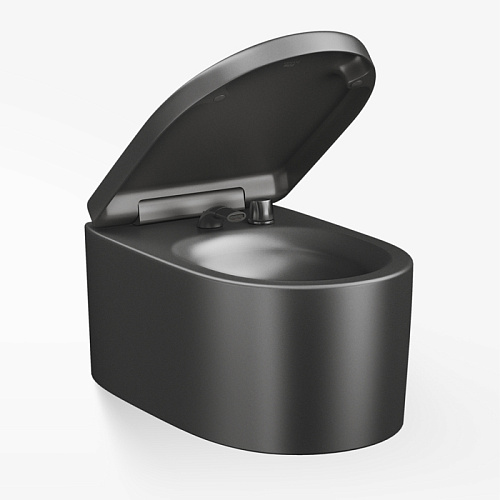 Armani Roca Island Комплект биде + смеситель, подвесное, цвет: черный