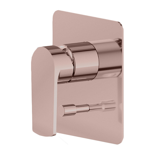 Newform Haka Смеситель для душа, встраиваемый, на 2 источника, цвет: PVD brushed copper bronze