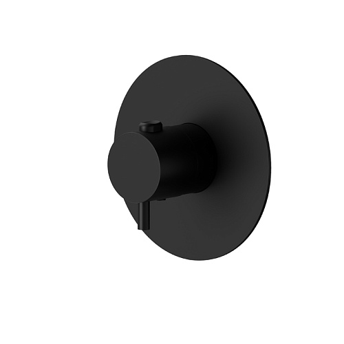 Newform X-Way Смеситель термостатический, встраиваемый, внешняя часть, цвет: черный матовый