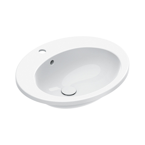 Catalano Italy Раковина 61x51см встраиваемая, с 1 отв., цвет: белый глянцевый