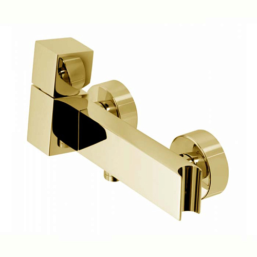 Bossini Cube Смеситель наружный для душа с выходом на 1/2”, цвет: золото