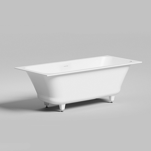 Salini Ornella Axis 170 Встраиваемая ванна 170х75х60см., прямоугольная, материал: S-Sense, цвет: белый матовый