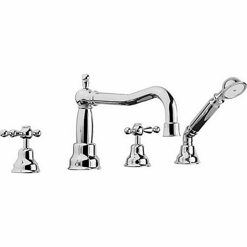 CISAL Arcana America Смеситель на борт ванны на 4 отверстия, цвет: хром