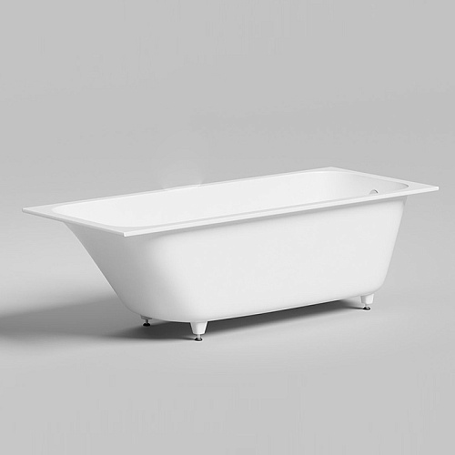 Salini Orlanda Встраиваемая ванна 180х80х60cм, прямоугольная, S-Stone, цвет: белый матовый