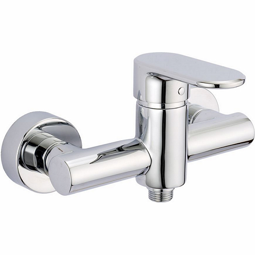 CISAL LineaViva Смеситель однорычажный настенный для душа, цвет: хром