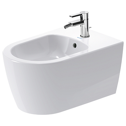 Duravit Me by Starck Биде подвесное 57х37см., с 1 отв. под смеситель, с креплением, цвет: белый