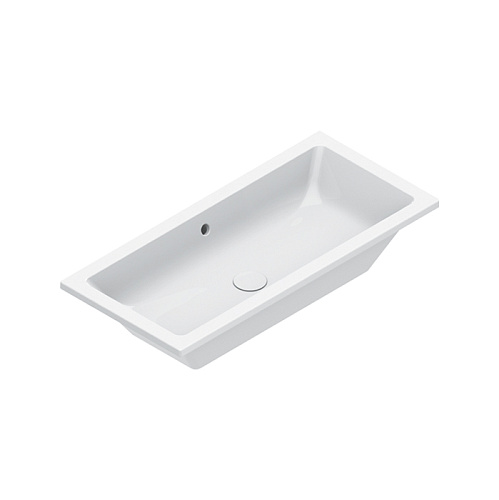 Catalano Zero Раковина встраиваемая под столешницу 80х37см, цвет: белый глянцевый