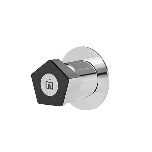 Newform ParkLE Смеситель для душа, встраиваемый, на 1 поток, цвет: хром/черный матовый