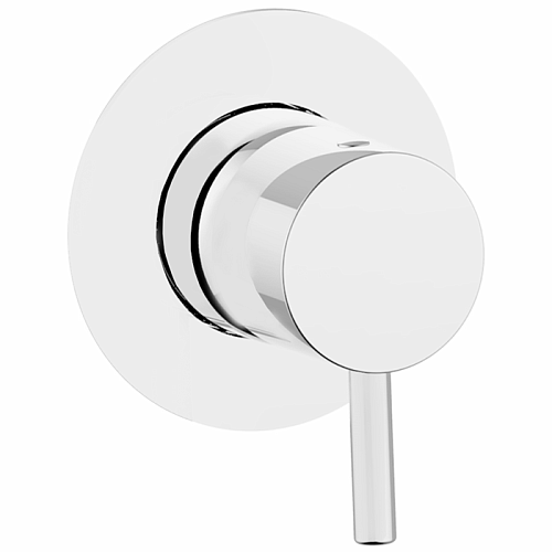 CISAL Less New Однорычажный смеситель для душа, цвет: белый матовый 