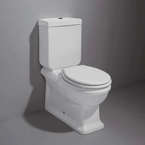 Simas Arcade Унитаз моноблок, слив универсальный, фурнитура хром, цвет: белый глянцевый