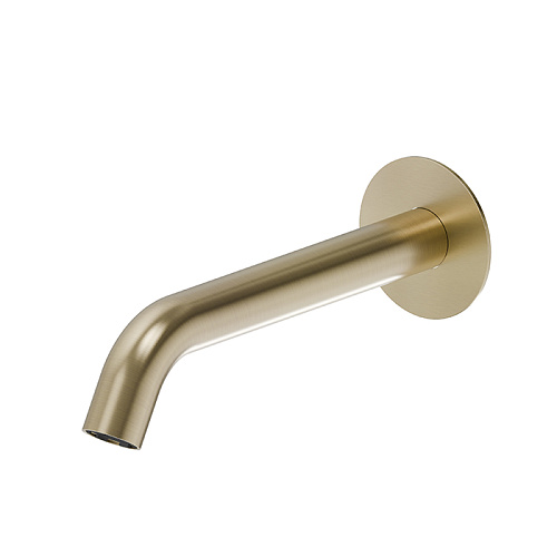 Newform X-STEEL 316 Излив для ванны, настенный, L=22.6см., G3/4" , цвет: PVD Brushed pale gold