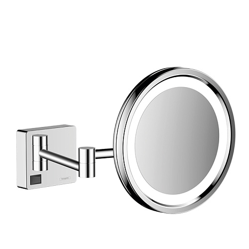 Hansgrohe AddStoris Косметическое зеркало с LED подсветкой, цвет: хром