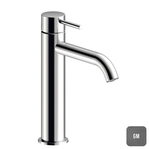 Almar Смеситель для раковины, 1 отв., без донного клапана, цвет: Gun Metal Brushed PVD
