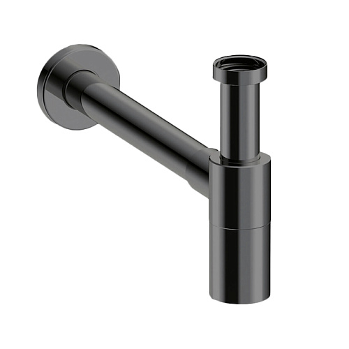 Almar Mixers Сифон для раковины, цвет: черный металл брашированный PVD
