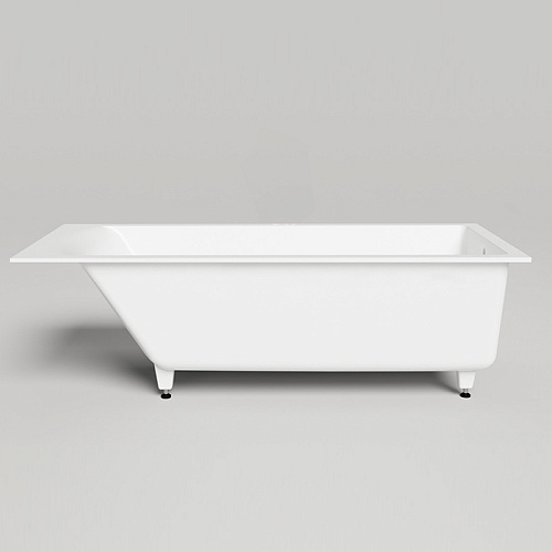 Salini Cascata Встраиваемая ванна 170x70x55.2см., ножки, мат-л: S-Stone, цвет: белый матовый