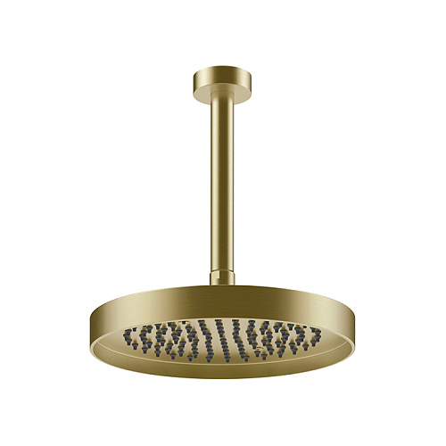 Gessi Incastri Верхний душ 25см., потолочный, цвет: Brass Brushed PVD