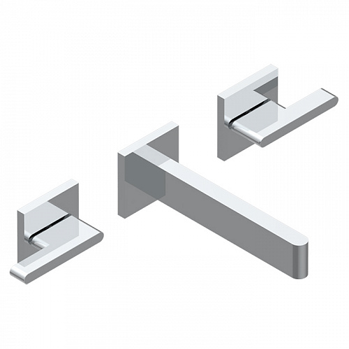 THG ICON-X METAL À MANETTES Смеситель для раковины, настенный, цвет: хром