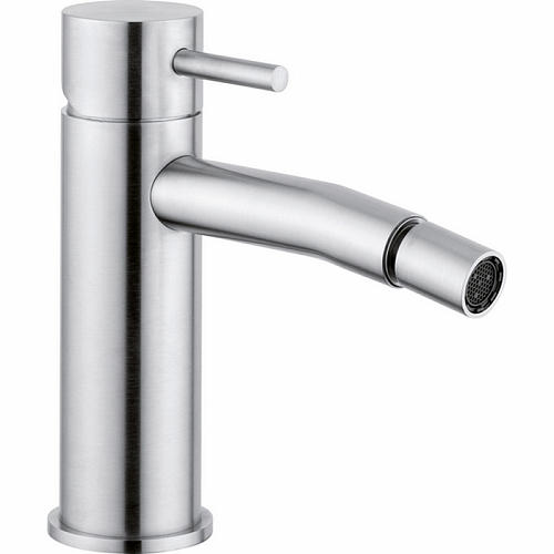 CISAL Xion Смеситель однорычажный для биде на 1 отверстие без донного клапана, цвет: нержавеющая сталь