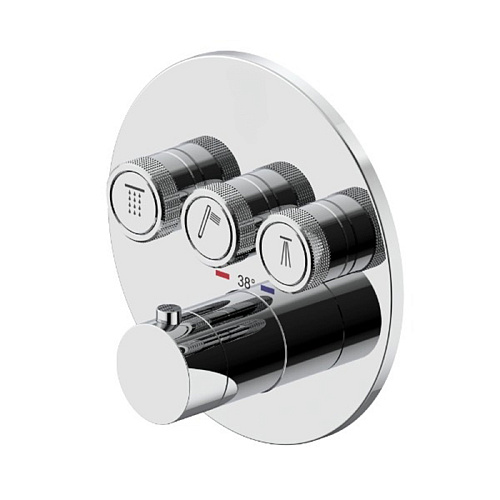 Plumberia Selection PSBOX Смеситель для душа, встраиваемый, на 3 выхода,  цвет: хром