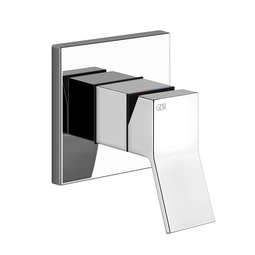 Gessi Rettangolo K Встраиваемый однорычажный смеситель без излива, внешняя часть, цвет: хром