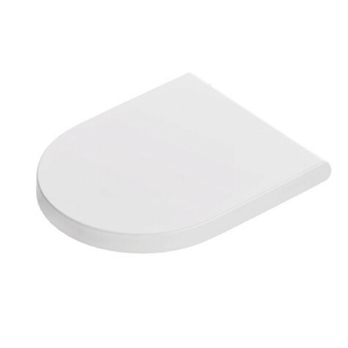 Artceram Solida Крышка с сиденьем для унитаза, механизм soft-close, цвет белый матовый/хром