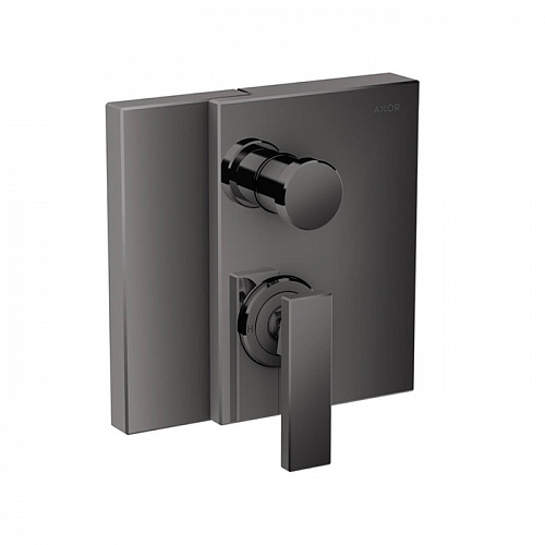 Axor Edge Смеситель для ванны, встраиваемый, внешняя часть, цвет: черный