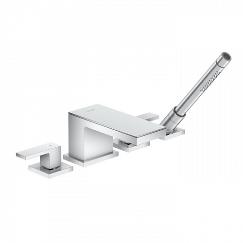 Axor MyEdition Смеситель для ванны, на 4 отв, излив 200мм, внешняя часть, цвет: хром