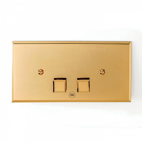 3SC SQUARE pLAQUE Клавиша смыва для бачков Geberit UP320/720, 33x2,5xh17, материал: латунь, цвет: золото 24к. 