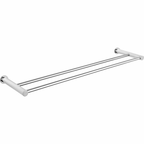 CISAL Xion Полотенцедержатель двойной  60 см, подвесной, цвет: нержавеющая сталь