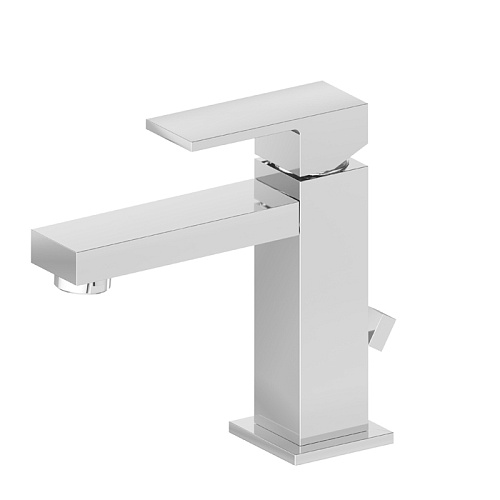 Newform Ergo Q Смеситель для раковины, 1 отв., с донным клапаном, цвет: хром