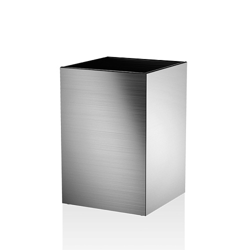 Decor Walther DW 112 Корзина для бумаги 20x20x30см, напольная, цвет: сталь полированная