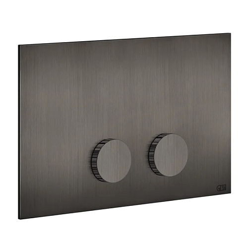 Gessi Ingranaggio Клавиши смыва Geberit Sigma 8 e Sigma 12., цвет: Black Metal Brushed PVD