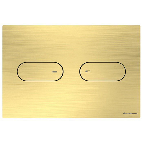 Artceram Клавиши смыва Смывная клавиша INOX-711, цвет: латунь браширванная PVD