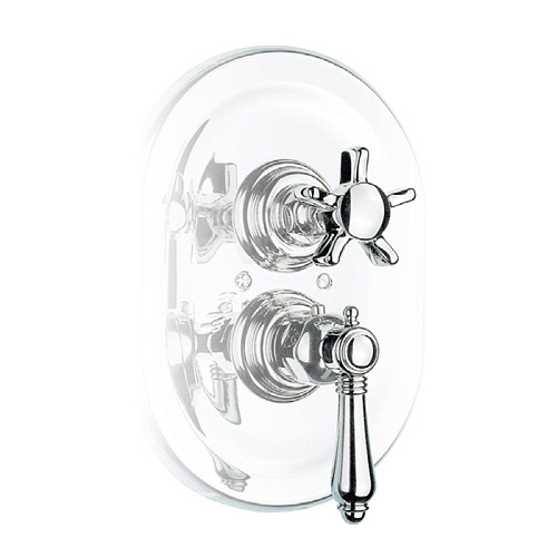 Nicolazzi Dames Anglaises Смеситель для душа, встраиваемый, 3/4” с запорным вентилем, цвет: хром