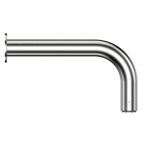 Bossini Nobu Настенный кронштейн из нерж.стали Ø 54мм с фиксированной душевой лейкой, самоочи. с дождевой струей., цвет: нержавеющая сталь