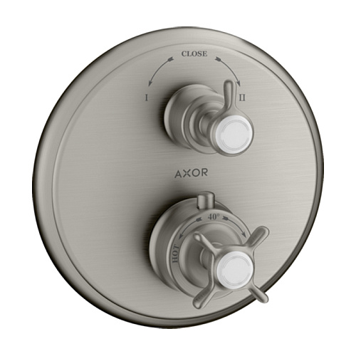 Axor Montreux Смеситель для ванны, встраиваемый,  термостатический, цвет: сталь